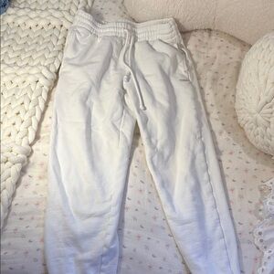 TNA Women's White Sweat Pants